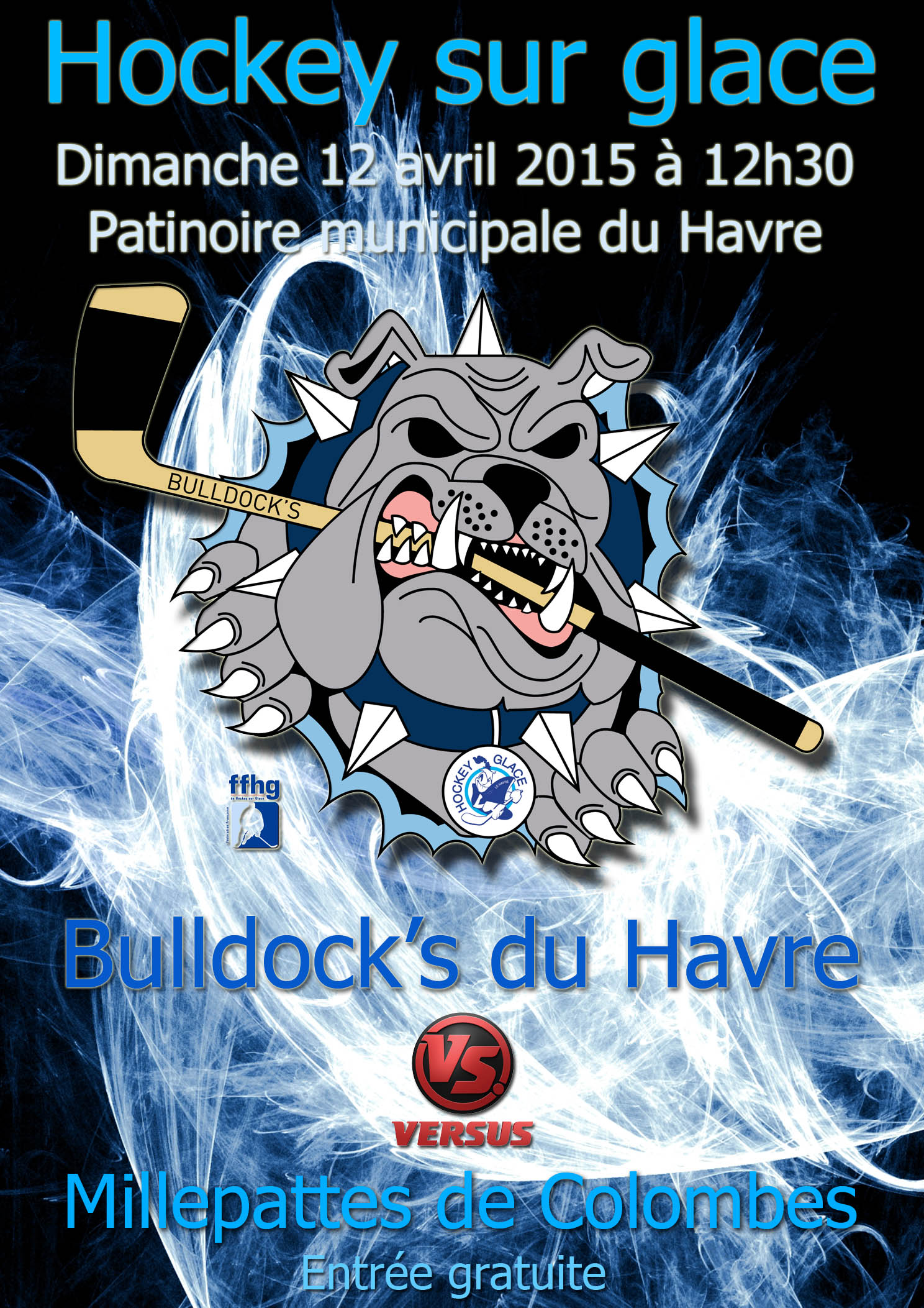 Affiche Bulldocks Colombes 150412