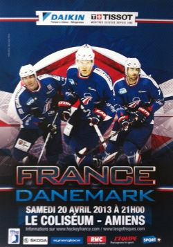 Affiche France Danemark avril 2013